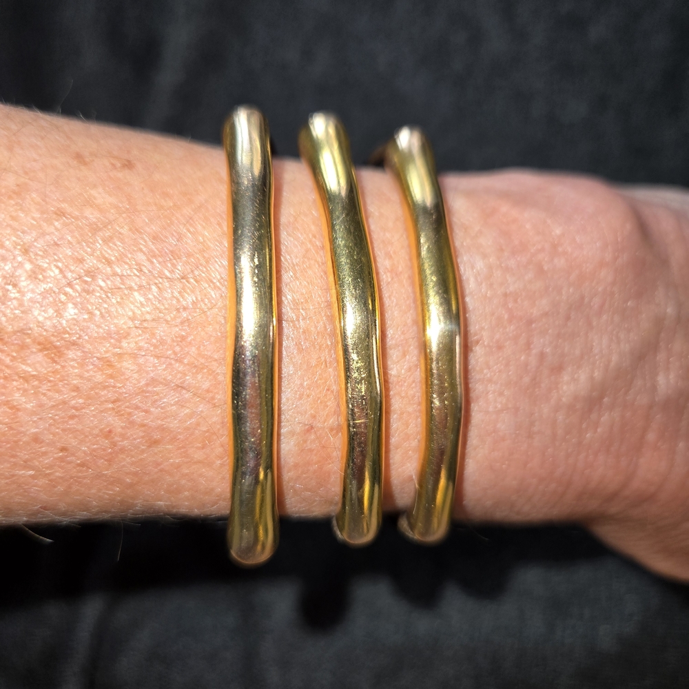UNO de 50 Gold Bracelet Trio
